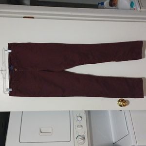 Dark red American Eagle skinny pants